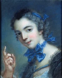 Porträt eines jungen Mädchens, ca. 1750